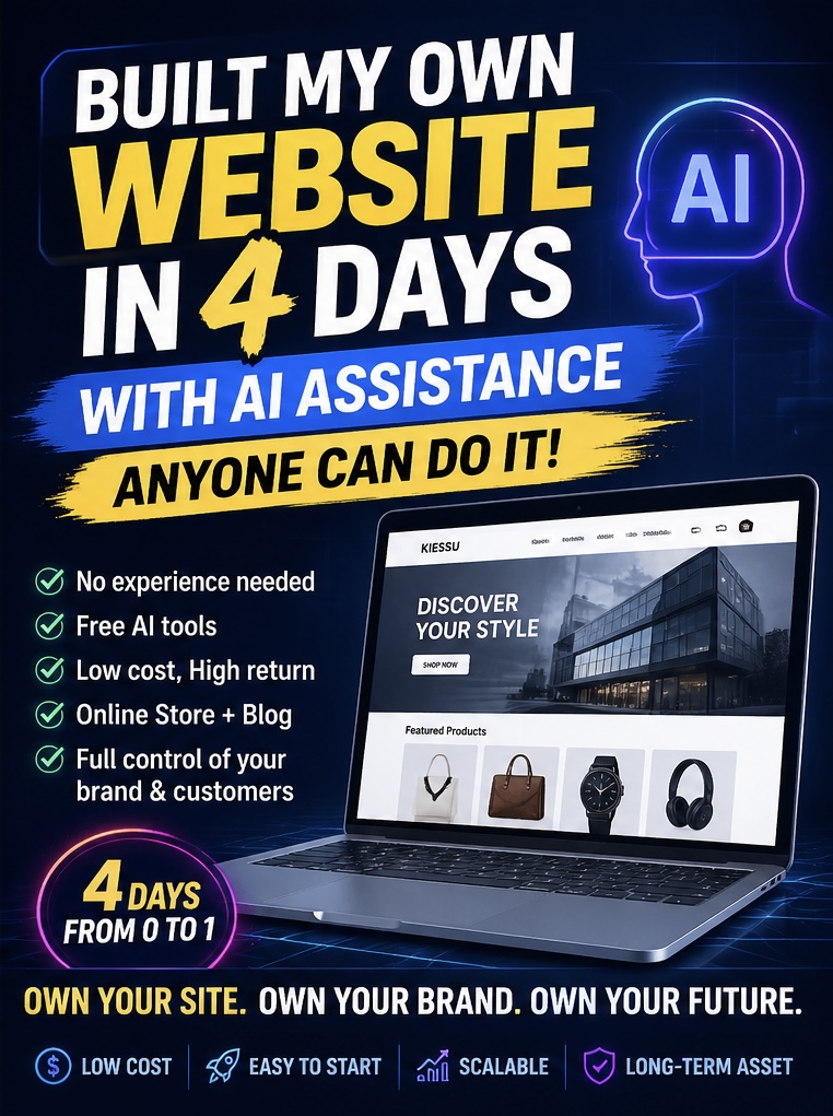 Built an Independent Website in 4 Days from Scratch with AI Assistance — Anyone Can Do It